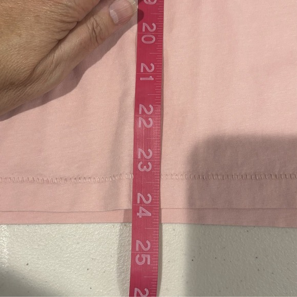 J.Crew Pink long‎ Sleeve Cotton Scoop Neck Top Women's Size XL - Picture 11 of 11